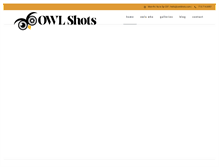 Tablet Screenshot of owlshotsstudiobooth.com